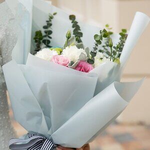 BBJ WRAPS Korean Style Flower Wrapping Paper Floral